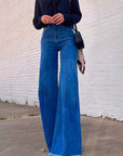 The Loretta Trouser Jean in Medium Wash