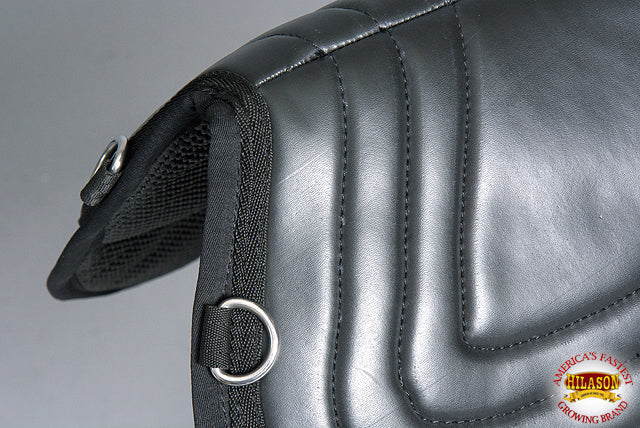 Hilason Western Pleasure Trail Riding Bareback Treeless Saddle Pad Girth