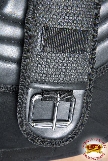 Hilason Western Pleasure Trail Riding Bareback Treeless Saddle Pad Girth