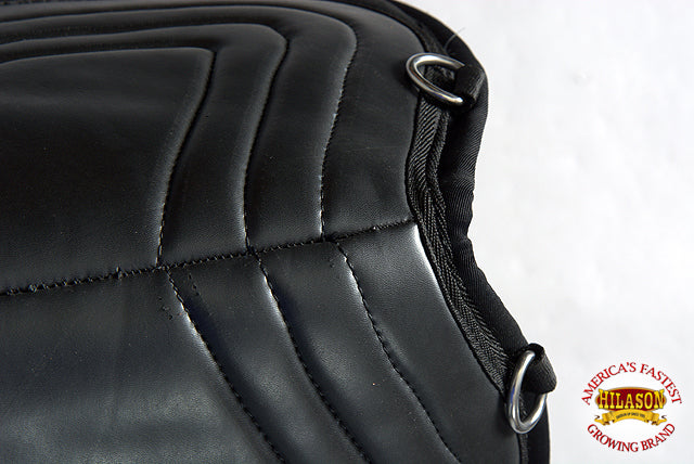 Hilason Western Pleasure Trail Riding Bareback Treeless Saddle Pad Girth