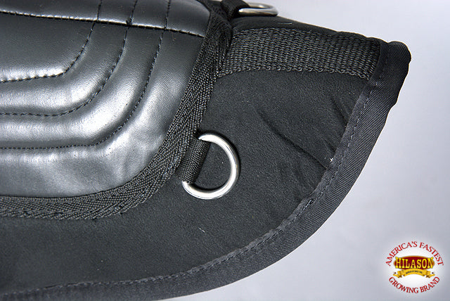 Hilason Western Pleasure Trail Riding Bareback Treeless Saddle Pad Girth