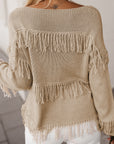 Dakota Boho Tasseled Knitted Sweater