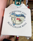 Blue Collar Boys Hard Hat TEE or CREWNECK