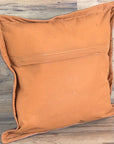 New Genuine Antique Vintage Leather Pillow Cushion Cover 16 X 16