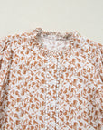 Floral Lace Puff Sleeve Shirt