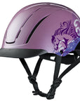 Troxel Dialfit Low Profile Spirit Horse Riding Helmet Pink Dreamscape