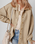 Celeste Quilted Puffer Buttoned Shacket