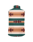 Cocoa Aztec Men's Puffy Vest