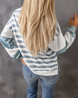 Elina Striped Pullover Sweatshirt