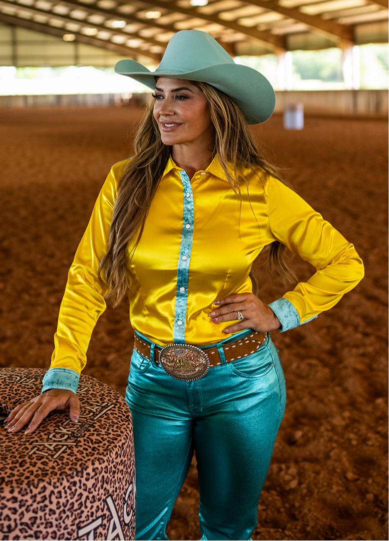 SANTA FE SATIN PERFORMANCE RODEO SHIRT