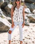 Kyra Bow Tie Closure Ruffled Vest