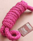 Hilason Horse Riding Poly Lead Rope Brown Tan  1/4" X 8 Ft.