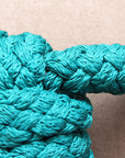 Hilason Horse Riding Poly Lead Rope 1/4" X 9 Ft. Red Turquoise