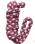 Hilason Horse Riding Poly Lead Rope Brown Tan  1/4" X 8 Ft.