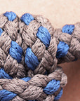 Hilason Horse Riding Poly Lead Rope Brown Tan  1/4" X 8 Ft.