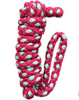 Hilason Horse Riding Poly Lead Rope 1/4" X 9 Ft. Red Turquoise