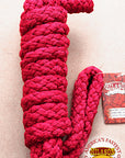 Hilason Horse Riding Poly Lead Rope 1/4" X 9 Ft. Red Turquoise