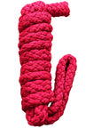 Hilason Horse Riding Poly Lead Rope 1/4" X 9 Ft. Red Turquoise