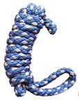 Hilason Horse Riding Poly Lead Rope Brown Tan  1/4" X 8 Ft.