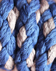 Hilason Horse Riding Poly Lead Rope Brown Tan  1/4" X 8 Ft.