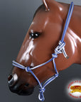 Hilason Horse Adjustable Poly Tied Rope Halter