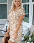 Amalia Short Sleeve T-Shirt Dress