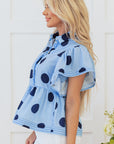 Journey Polka Dot Buttoned Blouse