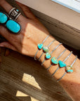 Royston Turquoise Cuff – Sterling Silver