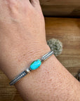 Cuff Bracelet - Sonoran Turquoise & Sterling Silver