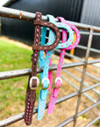 Suede BuckStitch Betty Luxe Headstalls