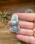 MJ collection - long turquoise stone ring - Size 6 - sterling silver