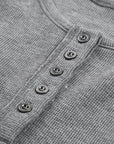 Harper Waffle Knit Henley Top