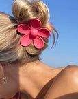 2 Pack Flower Hair Claw Clip
