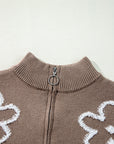 Eleanor Half Zipper Stand Sweater