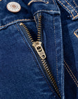 Ayleen Center Seam Deep Wash Straight Jeans
