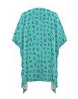 Turquoise Brands Duster Kimono Coverup