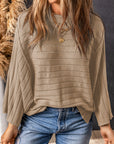 Maria Exposed Seam Dolman Top