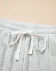 Charlie Raw Hem Pullover and Casual Shorts Set