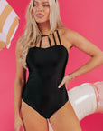 Fiona Strappy Halter Neck One Piece Swimsuit