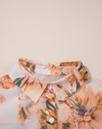 Floral Puff Sleeve Collared Shirt