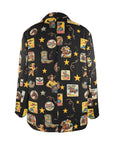 Vintage Cowgirl Collage Western Blazer