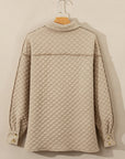 Celeste Quilted Puffer Buttoned Shacket