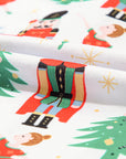Christmas Trees & Nutcracker Buttoned Pajama Set