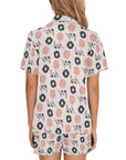 Longhorn Floral Women's Western Pajama Set