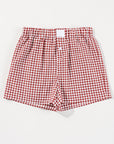 Gingham High Waist Shorts