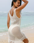 Allie Crochet Fishnet Beach Cover Up