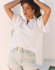 Aspyn Ruffle Short Sleeve Blouse