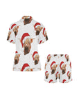 Highland Christmas Cow Women's Western Pajama Set
