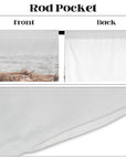 Highland Cows Window Curtain 52"x63" (2-Piece) Made in America