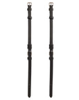 ExionPro Bridle Cheek Pieces With Buckle Fastening - Matching Stitching